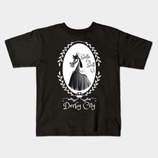 Derby City Collection: Belle of the Ball 7 (Black) Kids T-Shirt